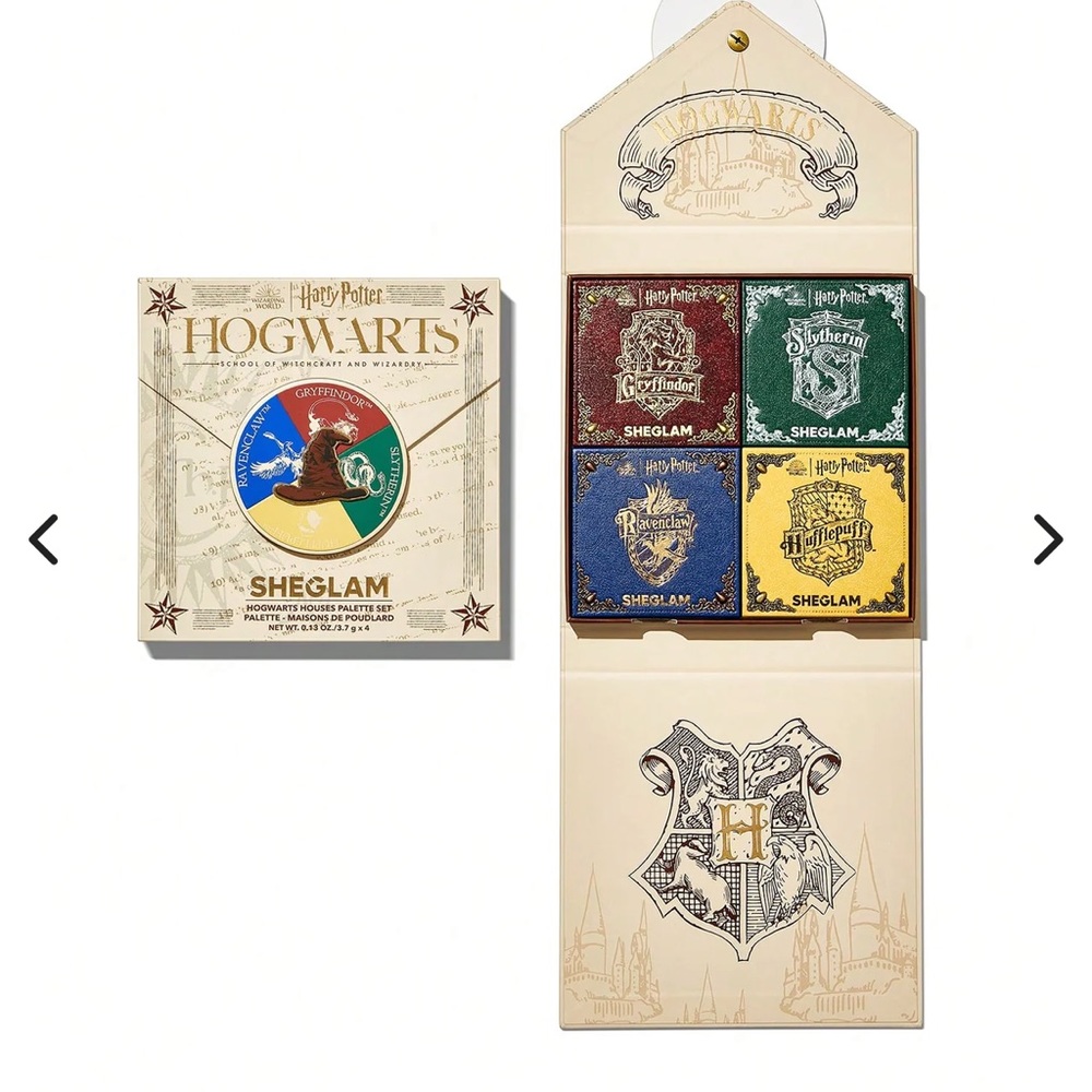 Sheglam HARRY POTTER HOGWARTS HOUSES PALETTE SET